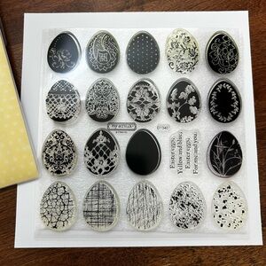 Close to my Heart - D1340 - Easter Eggs - My Acrylix Stamp Set